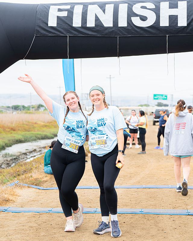 Friends finish 10k race proudly